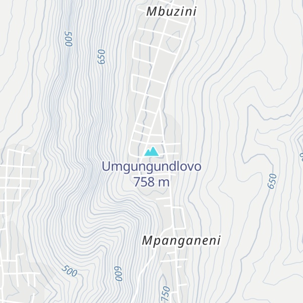 Map of Umgungundlovo