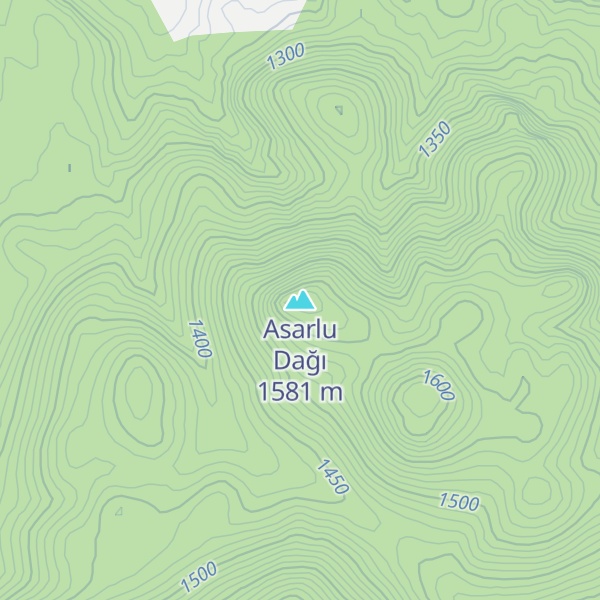 Map of Asarlu Dağı