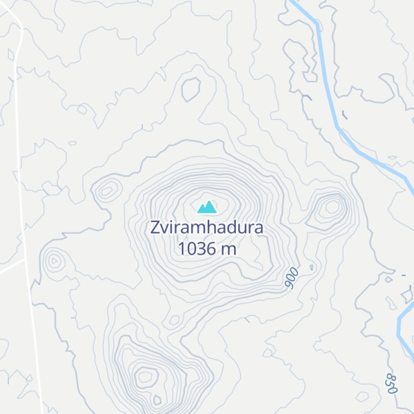 Map of Zviramhadura