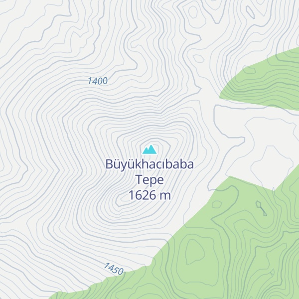 Map of Büyükhacıbaba Tepe
