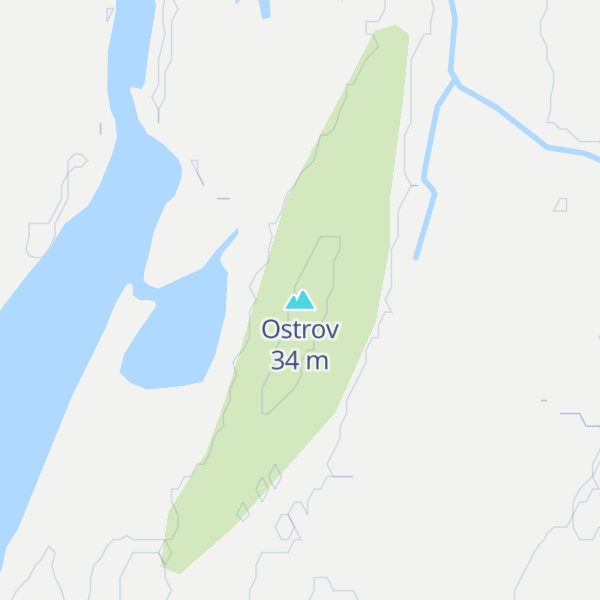 Map of Ostrov