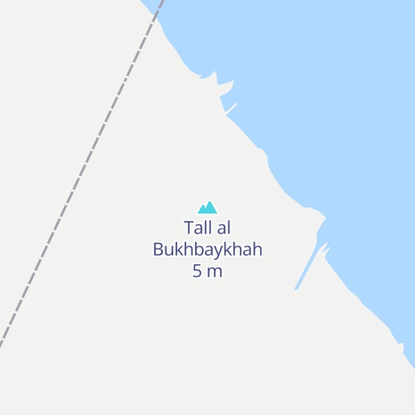 Map of Tall al Bukhbaykhah