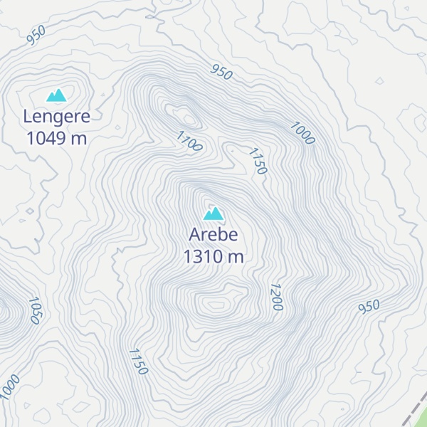 Map of Arebe