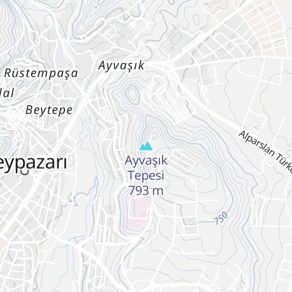 Map of Ayvaşık Tepesi