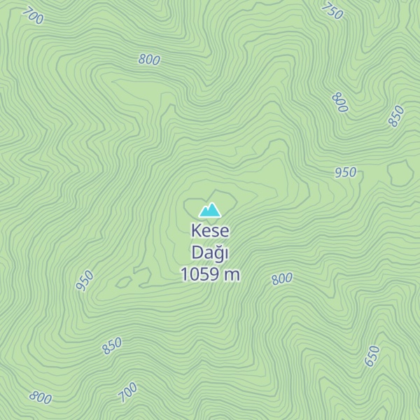 Map of Kese Dağı