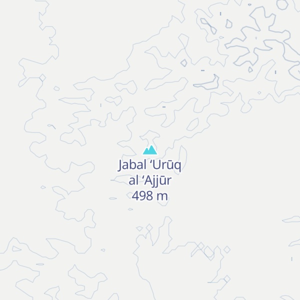 Map of Jabal ‘Urūq al ‘Ajjūr