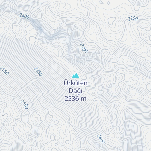 Map of Ürküten Dağı