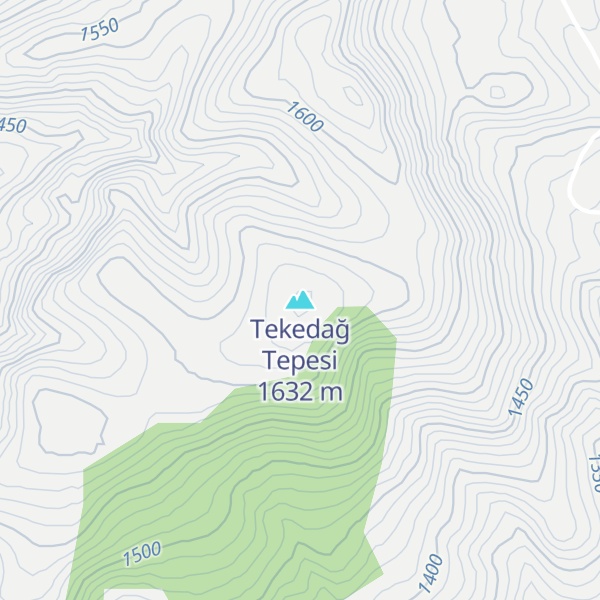 Map of Tekedağ Tepesi