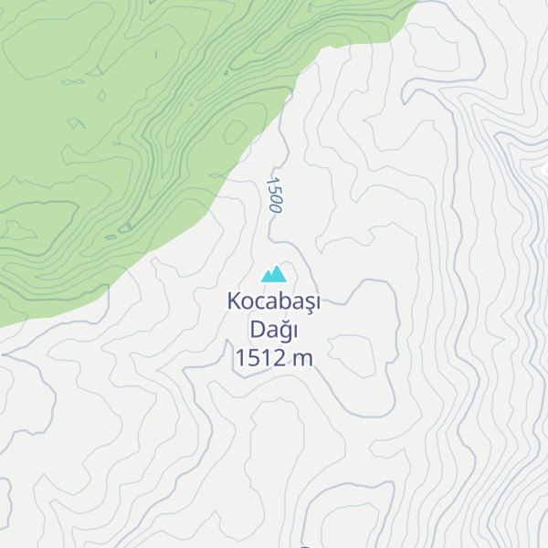 Map of Kocabaşı Dağı
