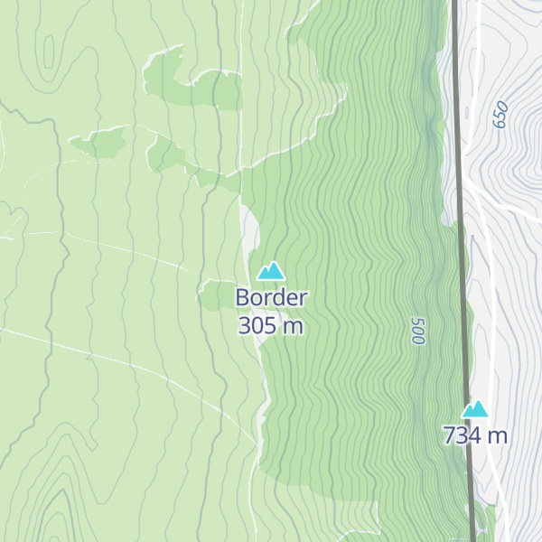 Map of Border