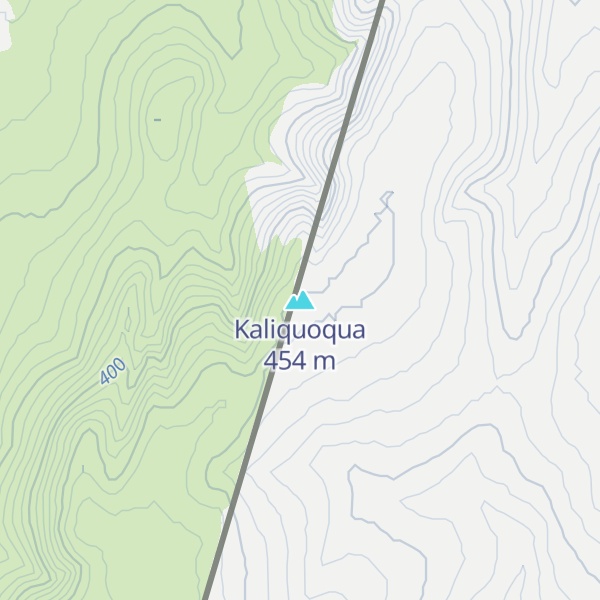 Map of Kaliquoqua