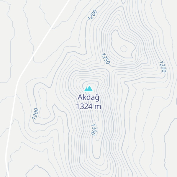Map of Akdağ