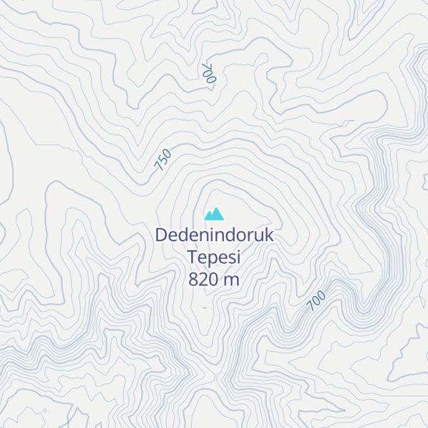 Map of Dedenindoruk Tepesi