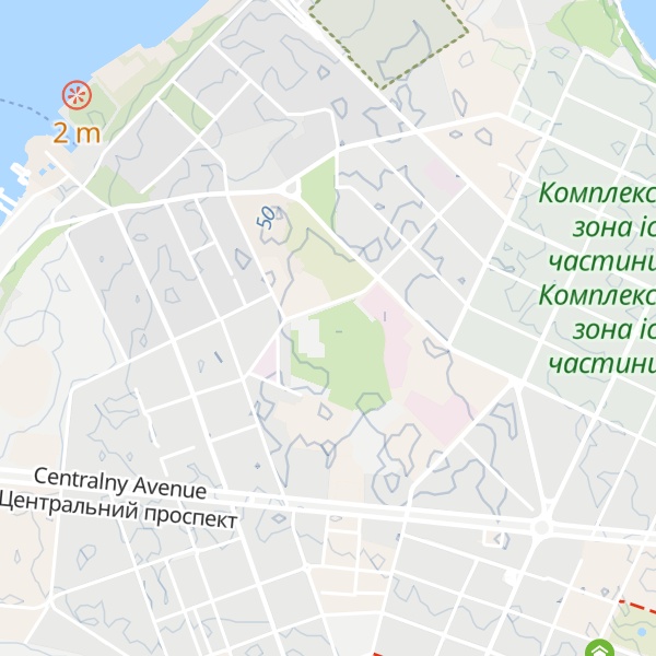 Map of Spaskii Holm