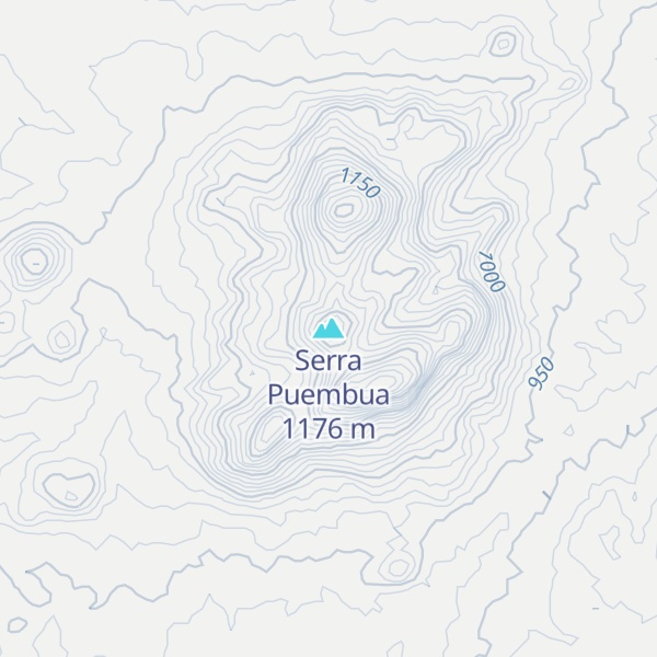Map of Serra Puembua