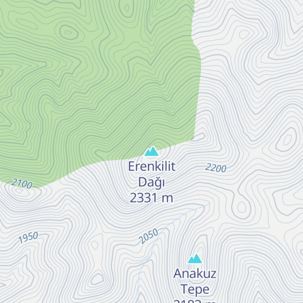 Map of Erenkilit Dağı