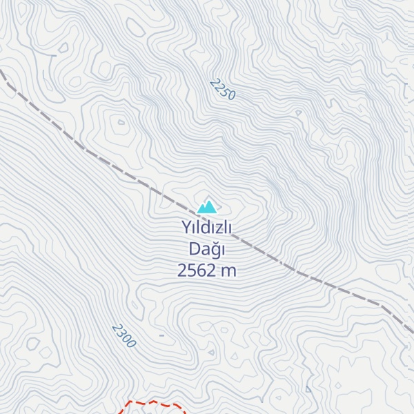 Map of Yıldızlı Dağı