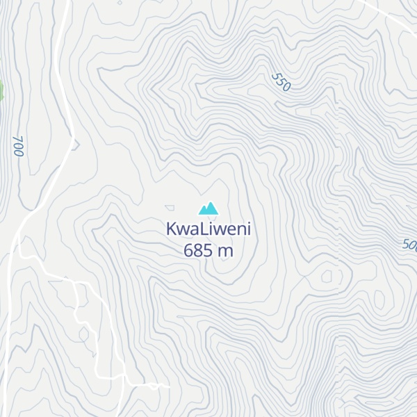 Map of KwaLiweni