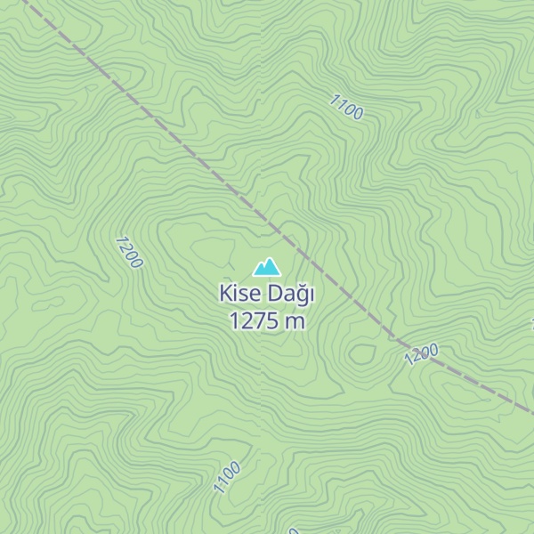 Map of Kise Dağı