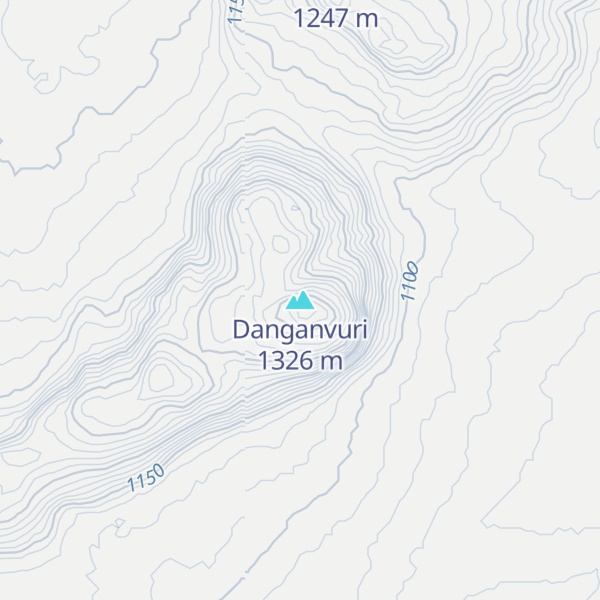Map of Danganvuri