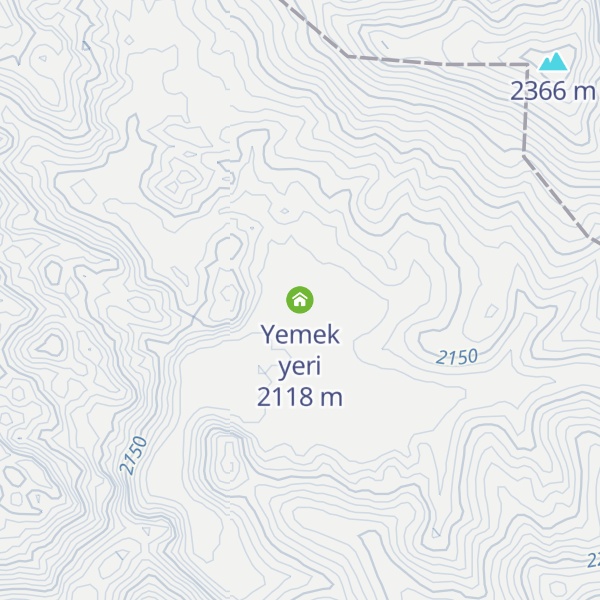 Map of Yemek yeri