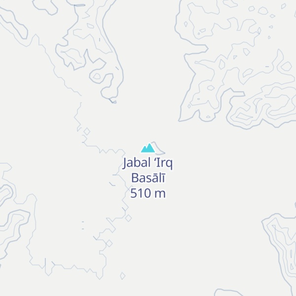 Map of Jabal ‘Irq Basālī