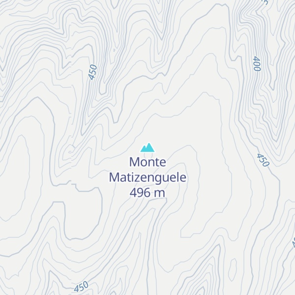 Map of Monte Matizenguele