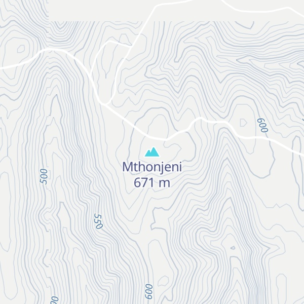 Map of Mthonjeni