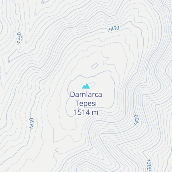 Map of Damlarca Tepesi