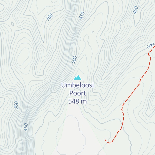 Map of Umbeloosi Poort