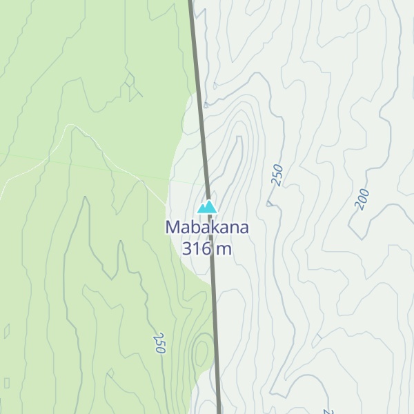 Map of Mabakana