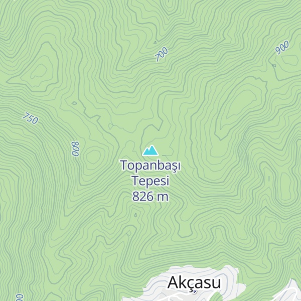 Map of Topanbaşı Tepesi
