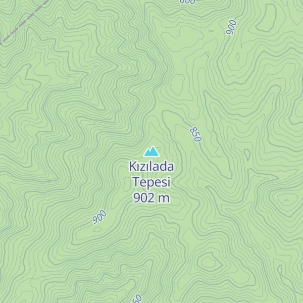Map of Kızılada Tepesi