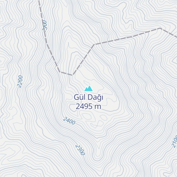 Map of Gül Dağı