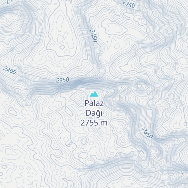 Map of Palaz Dağı