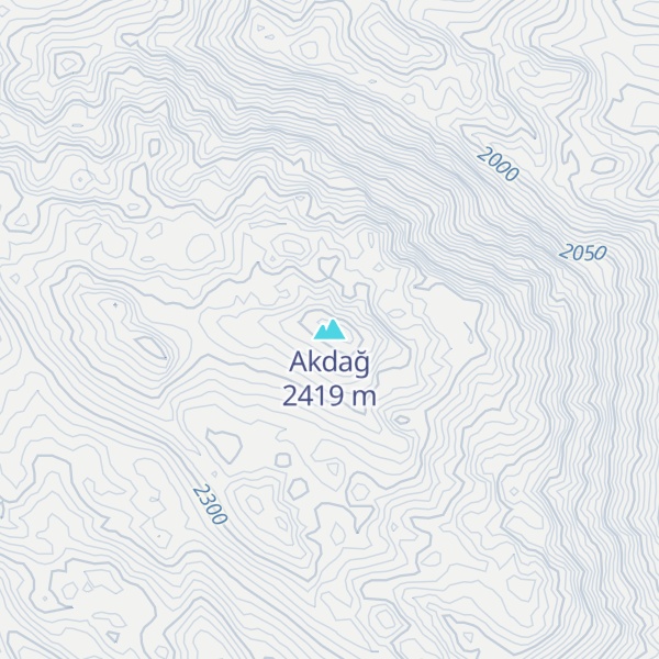 Map of Akdağ