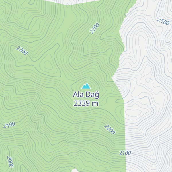Map of Ala Dağ