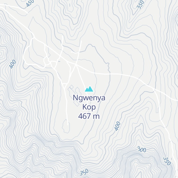 Map of Ngwenya Kop