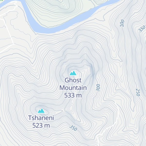 Map of Ghost Mountain