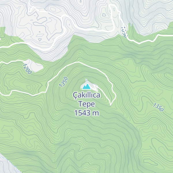 Map of Çakıllıca Tepe