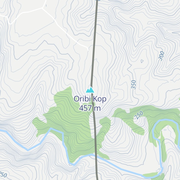 Map of Oribi Kop