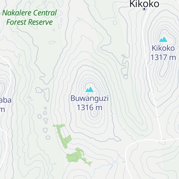 Map of Buwanguzi