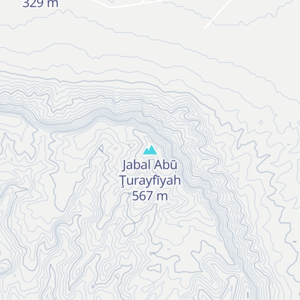 Map of Jabal Abū Ţurayfīyah