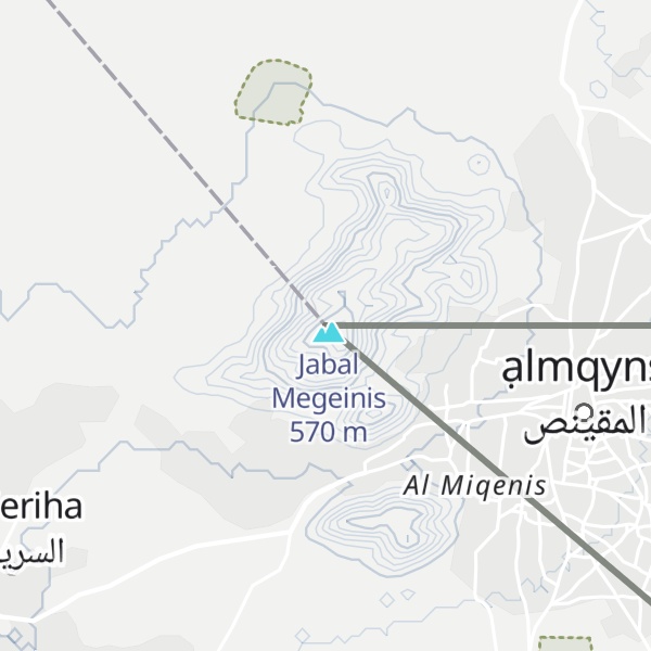 Map of جبل المقينص