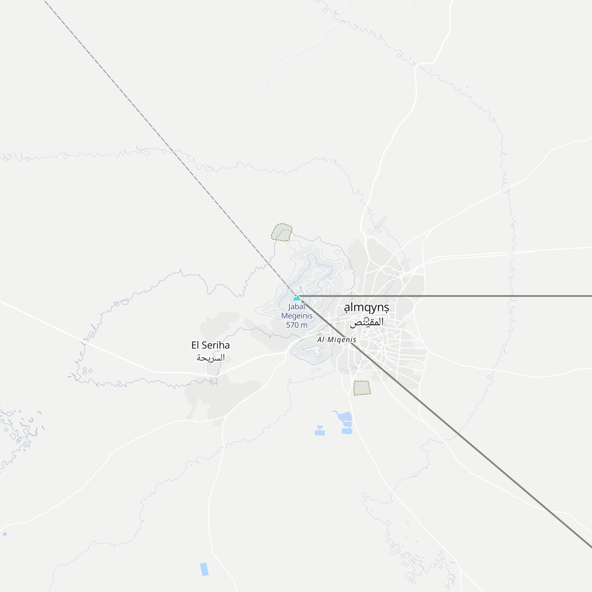 جبل المقينص map