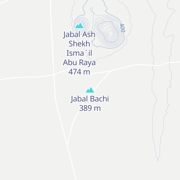 Map of Jabal Bachi
