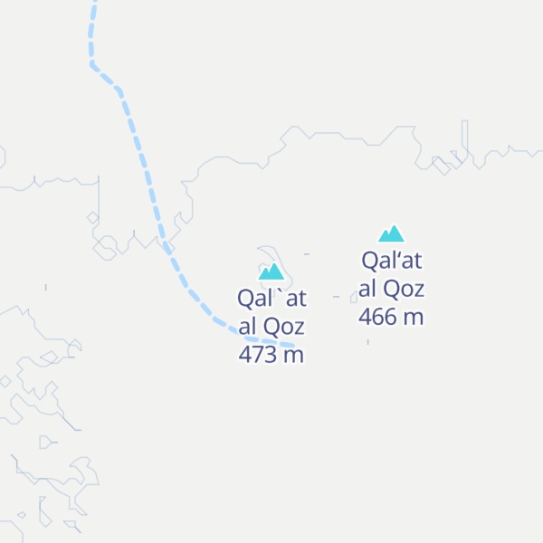 Map of Qal`at al Qoz