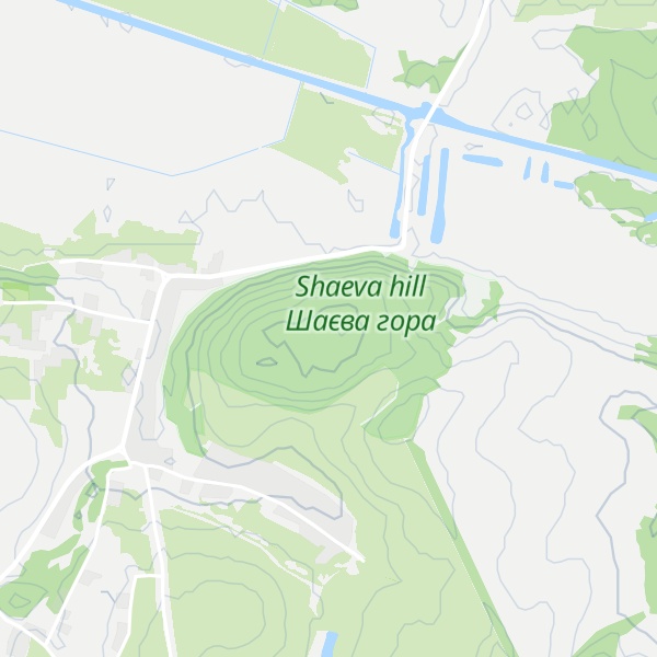 Map of Shayeva Gora