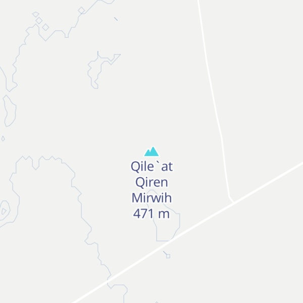 Map of Qile`at Qiren Mirwih