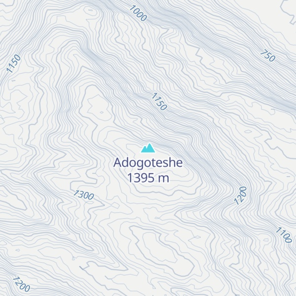 Map of Adogoteshe